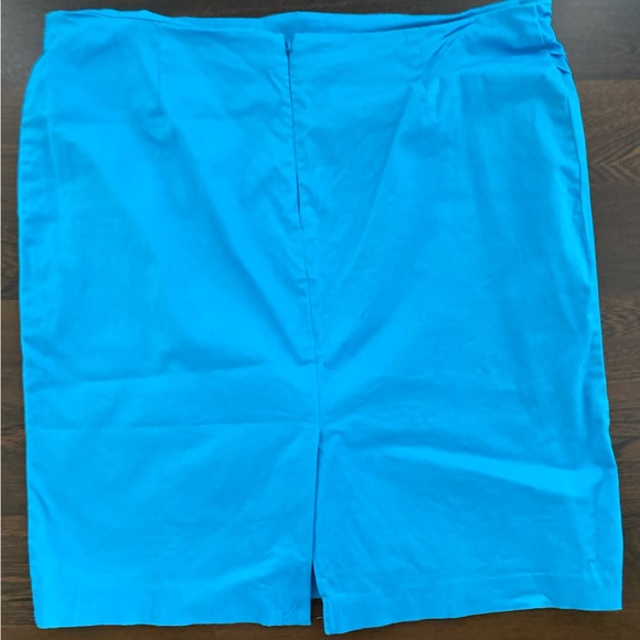 New York & Company pencil skirt Blue Size 16 (Cart E-118) - Picture 2 of 4